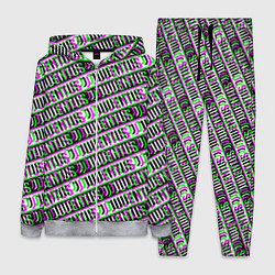 Женский 3D-костюм Juventus glitch pattern, цвет: 3D-меланж