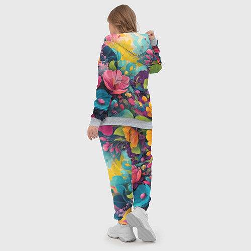 Женский костюм Лето красочные цветы / 3D-Меланж – фото 5