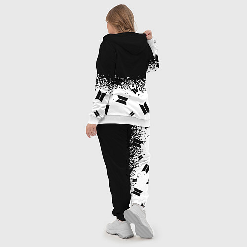 Женский костюм Marshmello dj pattern краски / 3D-Белый – фото 5