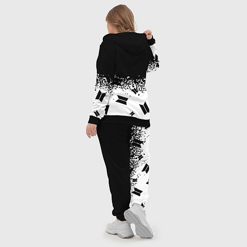 Женский костюм Marshmello dj pattern краски / 3D-Черный – фото 5