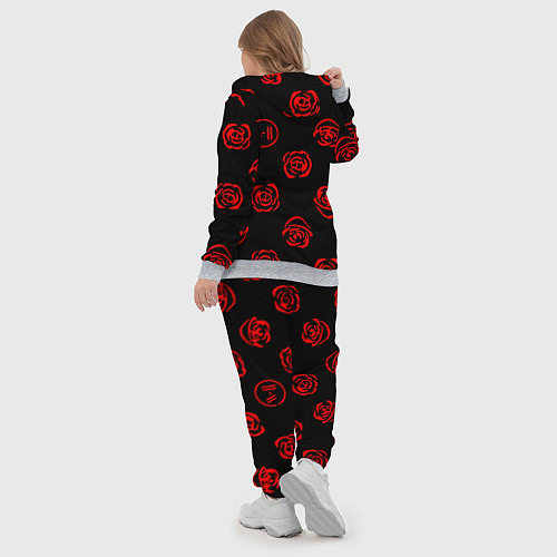 Женский костюм Twenty one pilots rose pattern / 3D-Меланж – фото 5