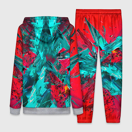 Женский костюм Электрогитара в красках / 3D-Меланж – фото 2