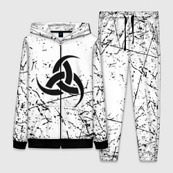 Женский 3D-костюм Символика славянская текстура, цвет: 3D-черный