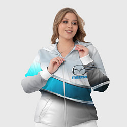 Женский 3D-костюм Mazda geometry auto, цвет: 3D-белый — фото 2