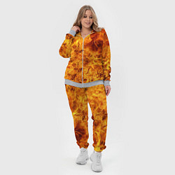 Женский 3D-костюм Весь в огне, цвет: 3D-меланж — фото 2