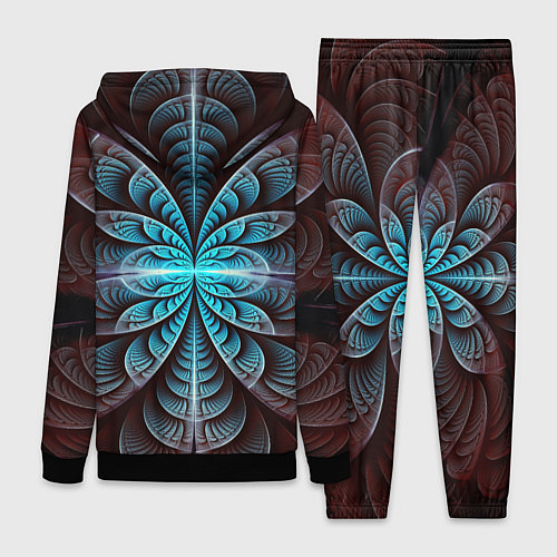 Женский костюм Оптический узор психоделика / 3D-Черный – фото 2