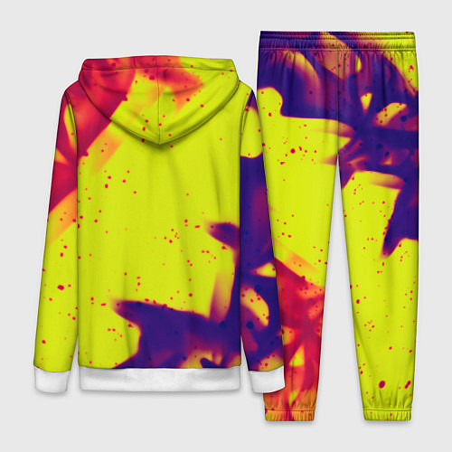 Женский костюм Serious Sam flame yellow / 3D-Белый – фото 2