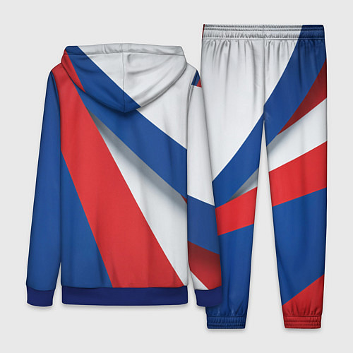 Женский костюм Цвета флага России и герб / 3D-Синий – фото 2