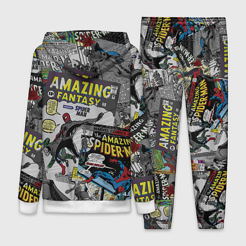 Женский костюм Spider-man comics / 3D-Белый – фото 2