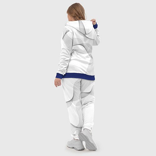Женский костюм Абстракция - круг / 3D-Синий – фото 5