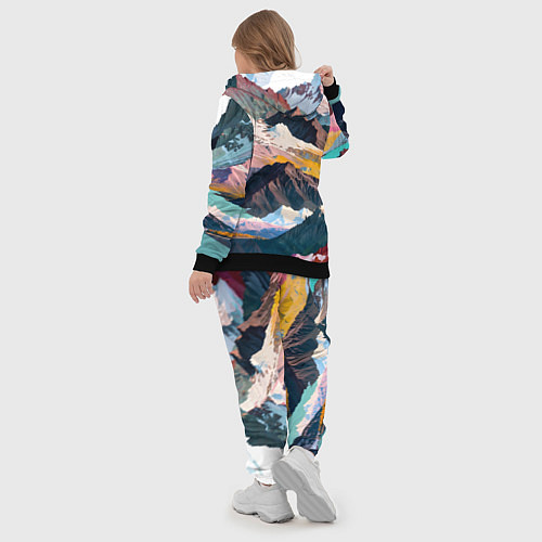 Женский костюм Искусство гор / 3D-Черный – фото 5