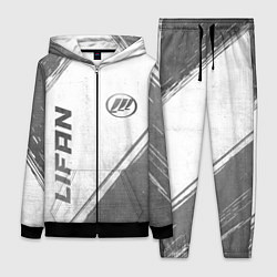 Женский 3D-костюм Lifan - white gradient вертикально, цвет: 3D-черный