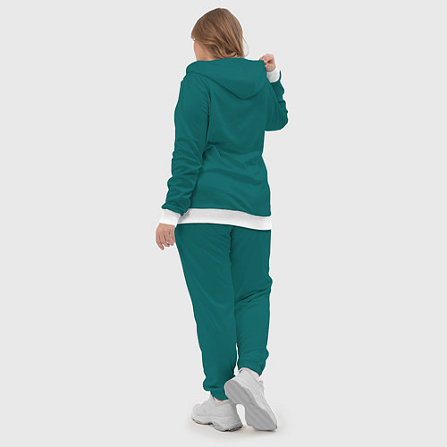 Женский костюм Игрок 456 - Игра в кальмара / 3D-Белый – фото 5