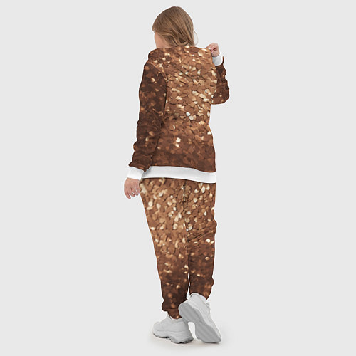 Женский костюм Золотые частицы / 3D-Белый – фото 5