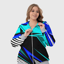 Женский 3D-костюм Субару - синий спорт, цвет: 3D-меланж — фото 2