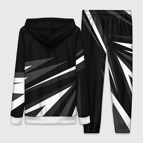 Женский костюм Субару - черно-белый / 3D-Белый – фото 2