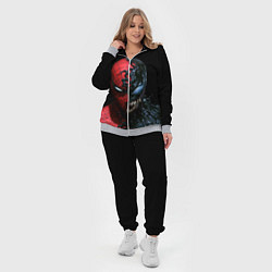 Женский 3D-костюм Человек паук симбиот, цвет: 3D-меланж — фото 2