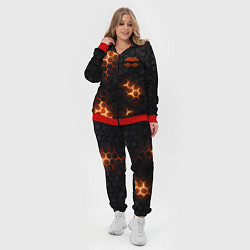 Женский 3D-костюм Arctic Monkeys - плиты с подсветкой, цвет: 3D-красный — фото 2