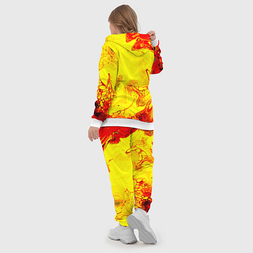 Женский костюм Arctic Monkeys - ядовитые подтеки / 3D-Белый – фото 5