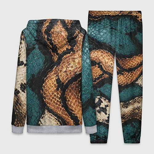 Женский костюм Кожа в змеином стиле / 3D-Меланж – фото 2