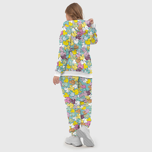 Женский костюм Уютные уточки / 3D-Белый – фото 5