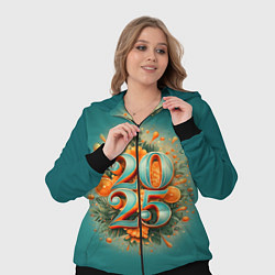 Женский 3D-костюм Мандариновый 2025, цвет: 3D-черный — фото 2