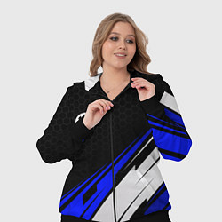 Женский 3D-костюм Фольксваген - синий, цвет: 3D-черный — фото 2