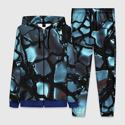 Женский 3D-костюм The liquid substance is grey, цвет: 3D-синий