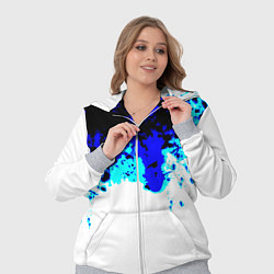 Женский 3D-костюм Синяя кровь андроида, цвет: 3D-меланж — фото 2