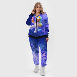 Женский 3D-костюм Homer Simpson is a brave astronaut, цвет: 3D-черный — фото 2