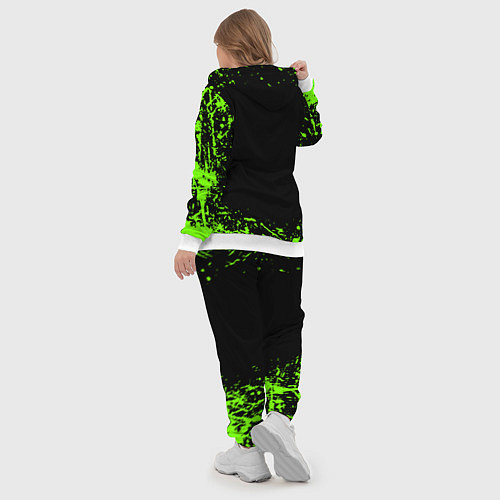 Женский костюм Quake кислотные краски / 3D-Белый – фото 5