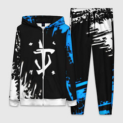 Женский 3D-костюм Doom краски лого текстура, цвет: 3D-белый