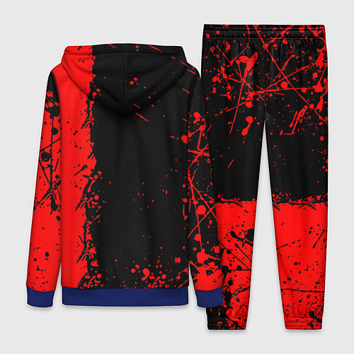 Женский костюм Linkin park краски всплеск текстура / 3D-Синий – фото 2