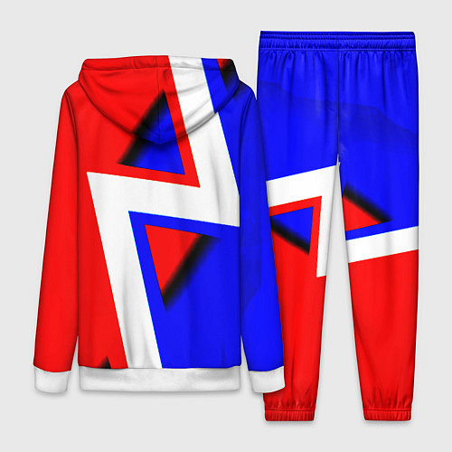 Женский костюм Манчестер юнайтед геомтерия / 3D-Белый – фото 2