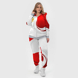 Женский 3D-костюм Россия - красный и белый, цвет: 3D-меланж — фото 2