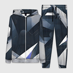 Женский 3D-костюм Абстракция город следующего века, цвет: 3D-меланж