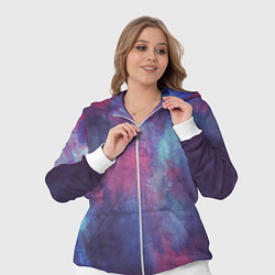 Женский 3D-костюм Тай-дай космос, цвет: 3D-белый — фото 2