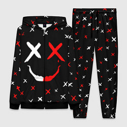 Женский 3D-костюм Smile face, цвет: 3D-черный