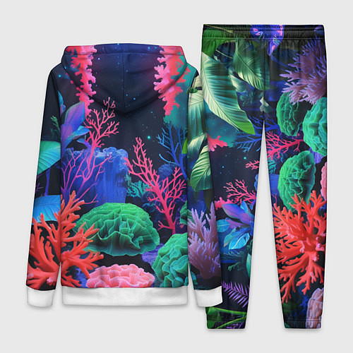 Женский костюм Подводный мир с кораллами / 3D-Белый – фото 2