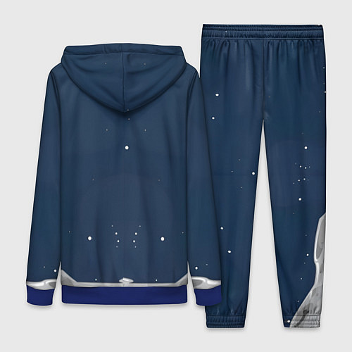 Женский костюм Капибара космонавт в космосе / 3D-Синий – фото 2