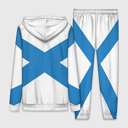 Женский костюм Военно-морской флот: Андреевский флаг / 3D-Белый – фото 2