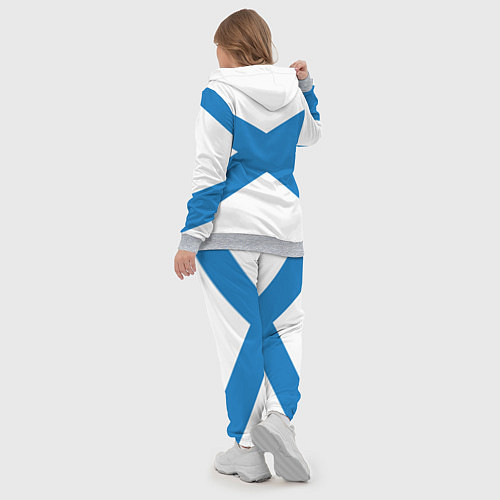 Женский костюм Военно-морской флот: орёл / 3D-Меланж – фото 5