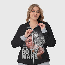 Женский 3D-костюм Илон Маск - Lets go to Mars, цвет: 3D-меланж — фото 2