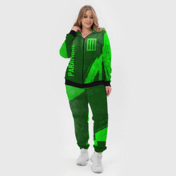 Женский 3D-костюм Paramore - green gradient вертикально, цвет: 3D-черный — фото 2