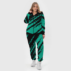 Женский 3D-костюм The color is black and turquoise, цвет: 3D-черный — фото 2