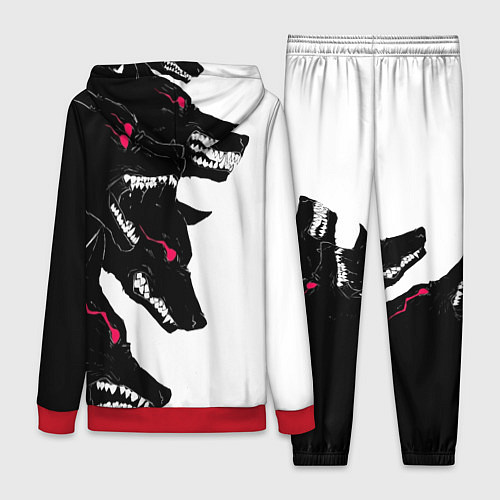 Женский костюм Волки / 3D-Красный – фото 2