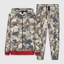 Женский 3D-костюм Светлый камуфляж, цвет: 3D-красный