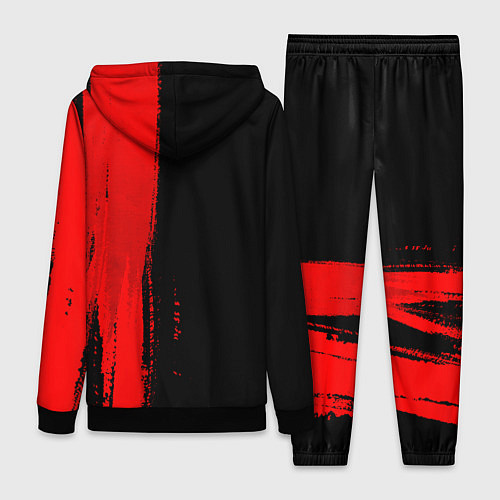 Женский костюм Bring Me the Horizon - red gradient по-вертикали / 3D-Черный – фото 2