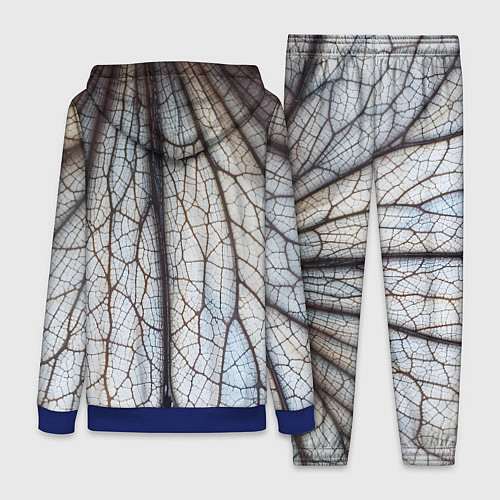 Женский костюм Прожилки растения / 3D-Синий – фото 2