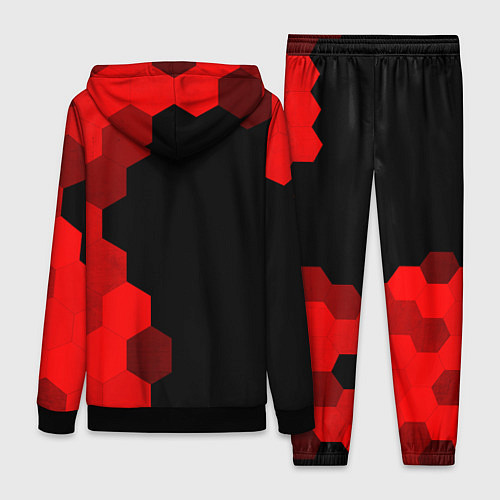 Женский костюм League of Legends - red gradient по-вертикали / 3D-Черный – фото 2